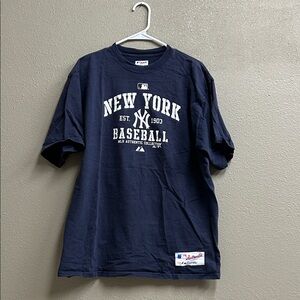 Majestic New York Yankees Baseball Navy Tee